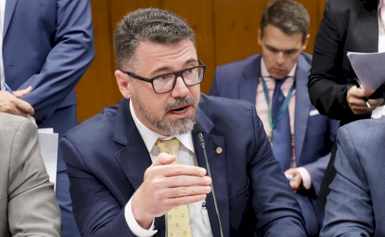 Relator, Marcos Pollon defende aprovação de projeto de lei que autoriza porte de arma de fogo aos policiais legislativos nos Estados