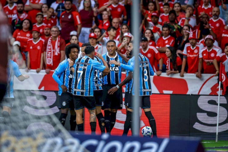 Grêmio derrota o Internacional no Beira-Rio e sobre na tabela do Brasileirão