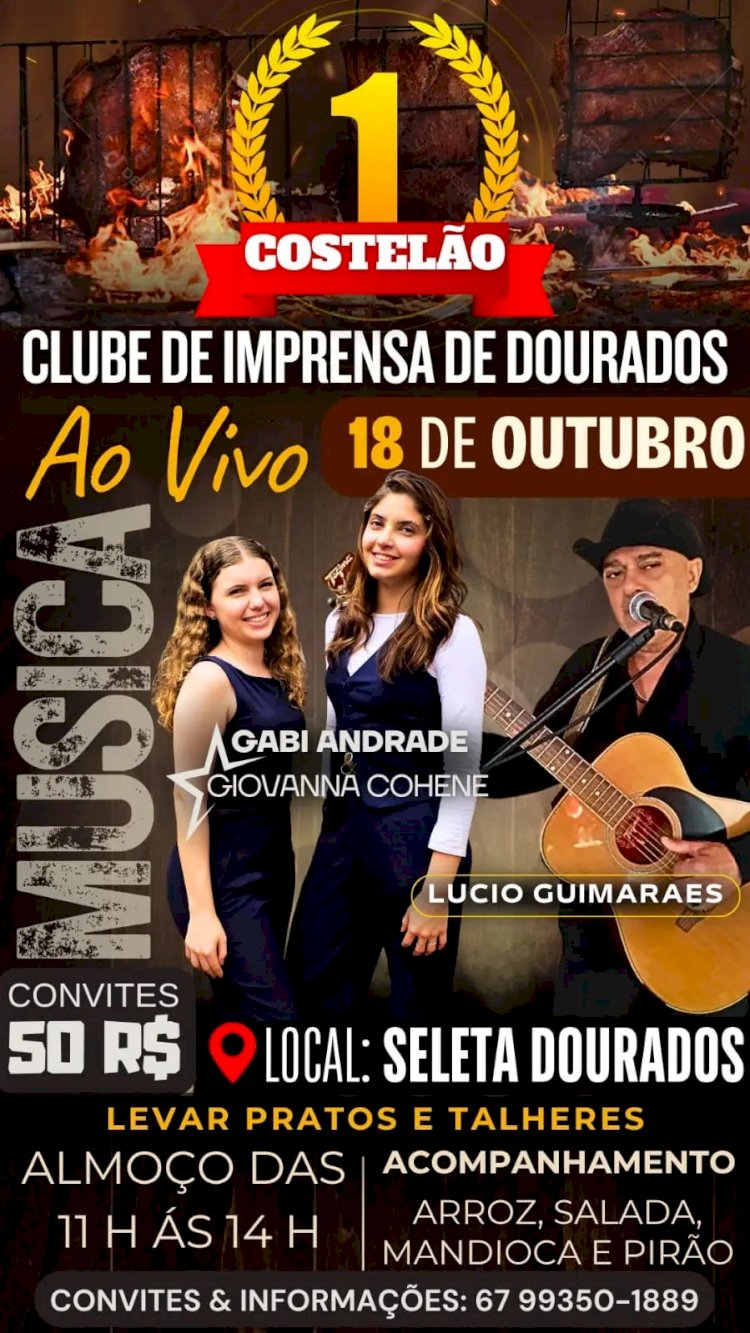 Clube de Imprensa faz Costelão neste sábado