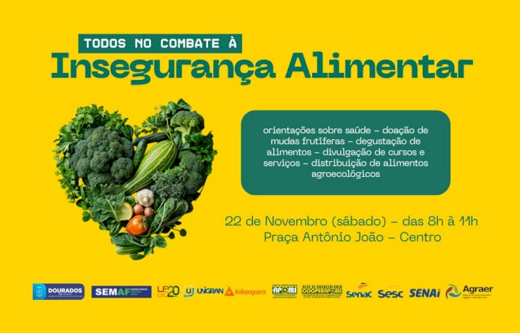 Prefeitura e parceiros promovem ação para reforçar combate à insegurança alimentar