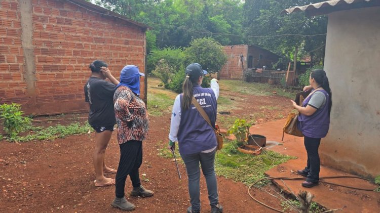Mutirão contra epidemia de chikungunya nas aldeias vistoria 1.513 moradias em 2 dias