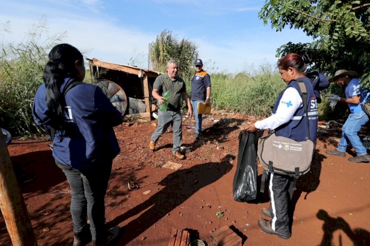 Prefeitura inicia mutirão de limpeza contra epidemia de Chikungunya nas aldeias